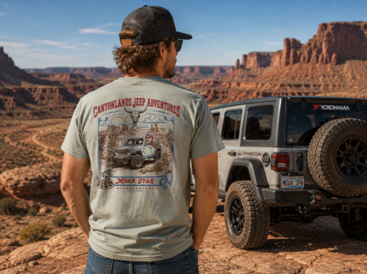 Celebrate America's 250th Anniversary with a Free T-Shirt and the Ultimate Moab Jeep Adventure 1 Tshirt giveaway back